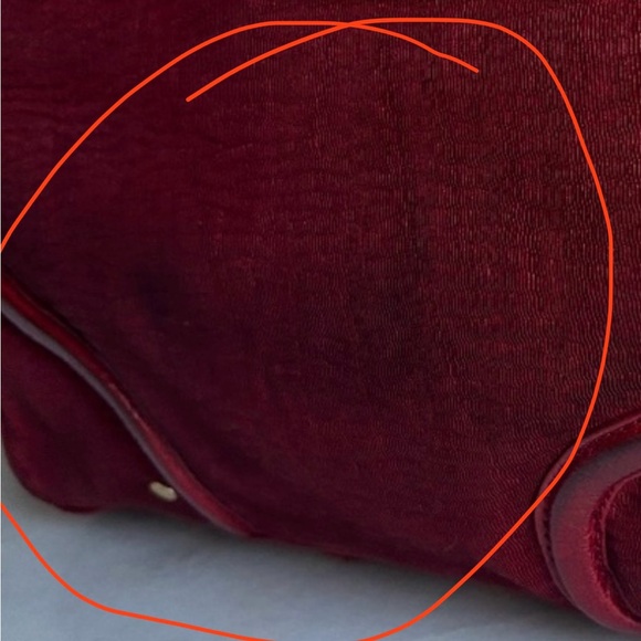 REBECCA MINKOFF MAC Clutch Bombe Blood Red Leather Crossbody Shoulder Bag - Picture 11 of 12